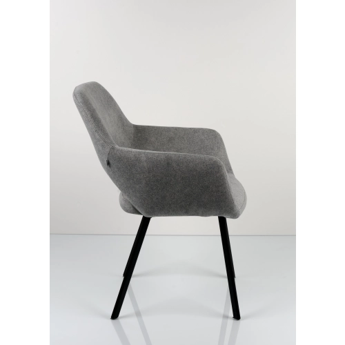 Krzesło DELUXE KR-164 Tkanina STRONG 14 Noga Metalowa